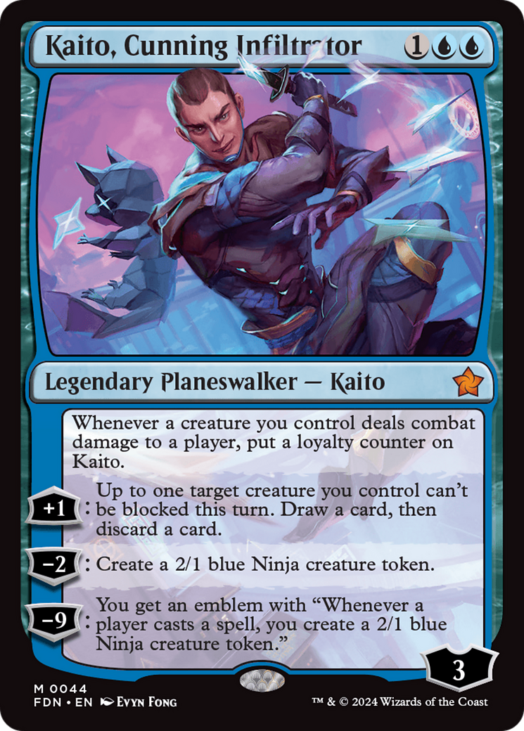 Kaito, Cunning Infiltrator [Foundations] | Good Games Cannington