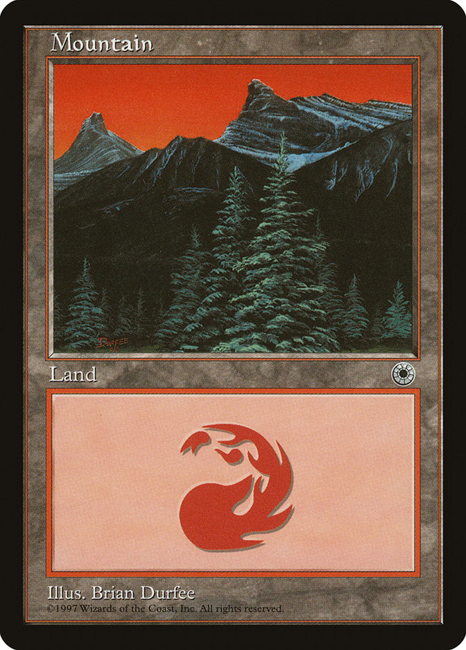 Mountain (9/6 Signature / Tallest Peak Center) [Portal] | Good Games Cannington