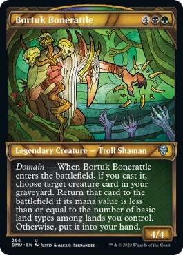 Bortuk Bonerattle Showcase 296 (Dominaria United)  | Good Games Cannington