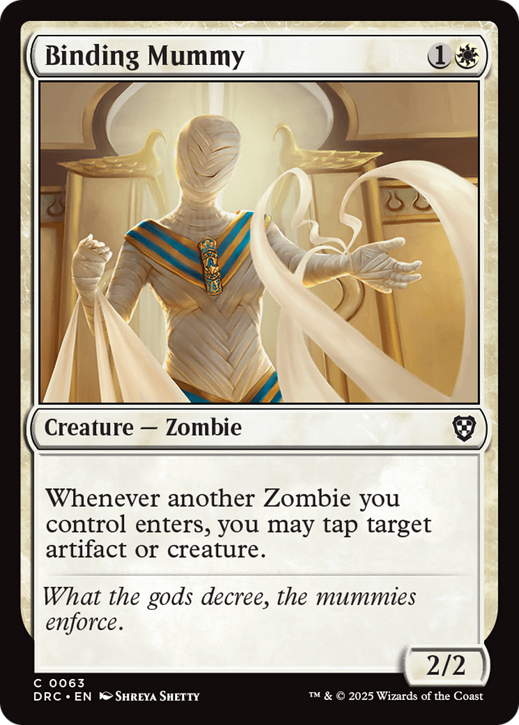 Binding Mummy [Aetherdrift Commander] | Good Games Cannington