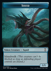 Squid // The Monarch Double-Sided Token [Streets of New Capenna Commander Tokens] | Good Games Cannington