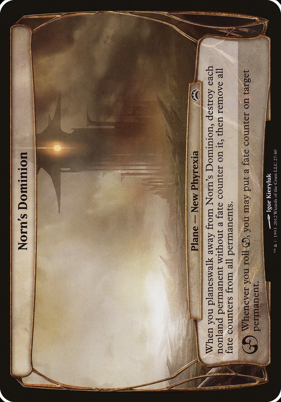 Norn's Dominion (Planes) [Planechase 2012 Planes] | Good Games Cannington