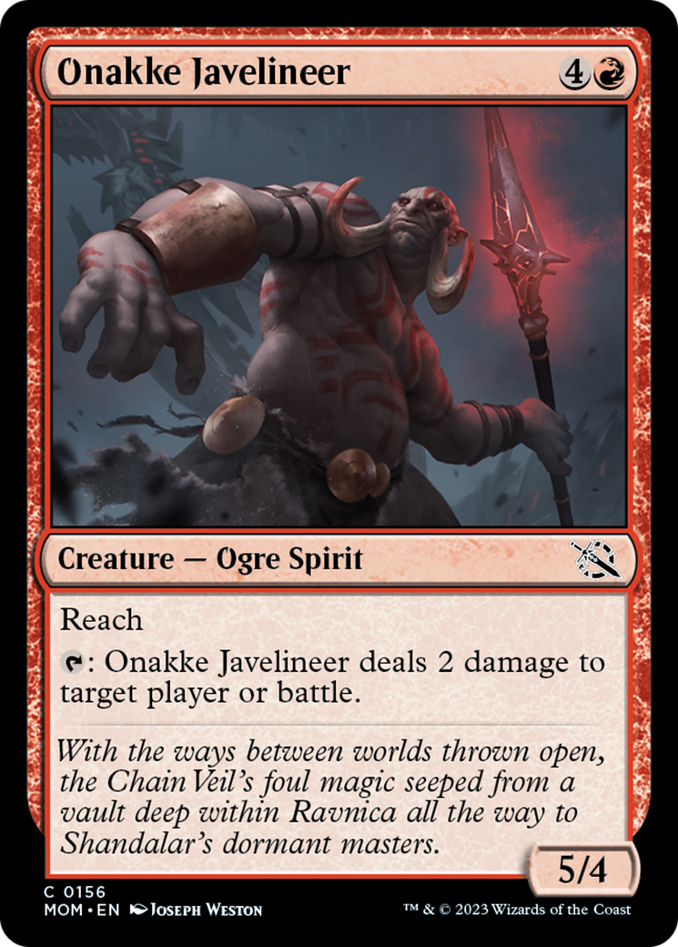 Onakke Javelineer [March of the Machine] | Good Games Cannington