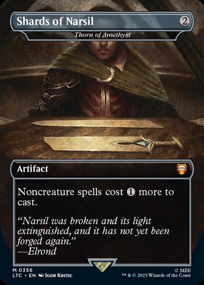 Thorn of Amethyst - Shards of Narsil [The Lord of the Rings: Tales of Middle-Earth Commander] | Good Games Cannington
