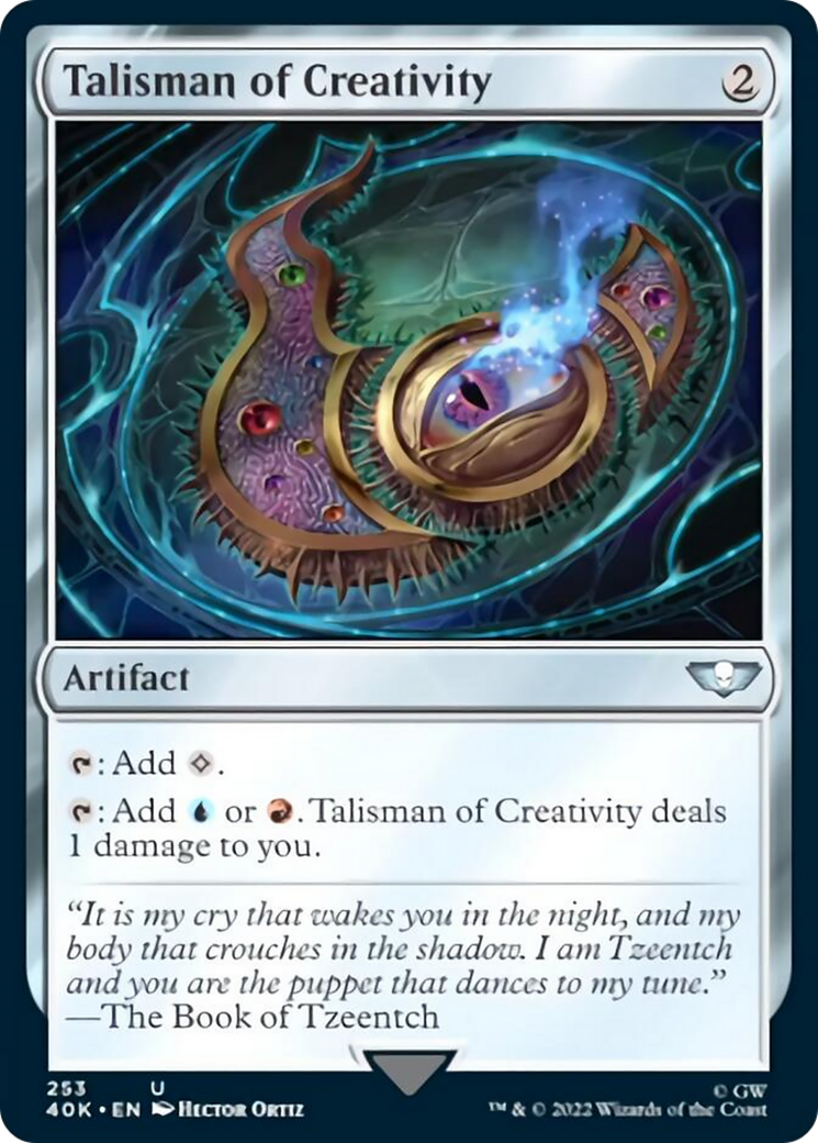 Talisman of Creativity (Surge Foil) [Warhammer 40,000] | Good Games Cannington