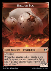 City's Blessing // Dragon Egg Double-Sided Token [Commander Masters Tokens] | Good Games Cannington