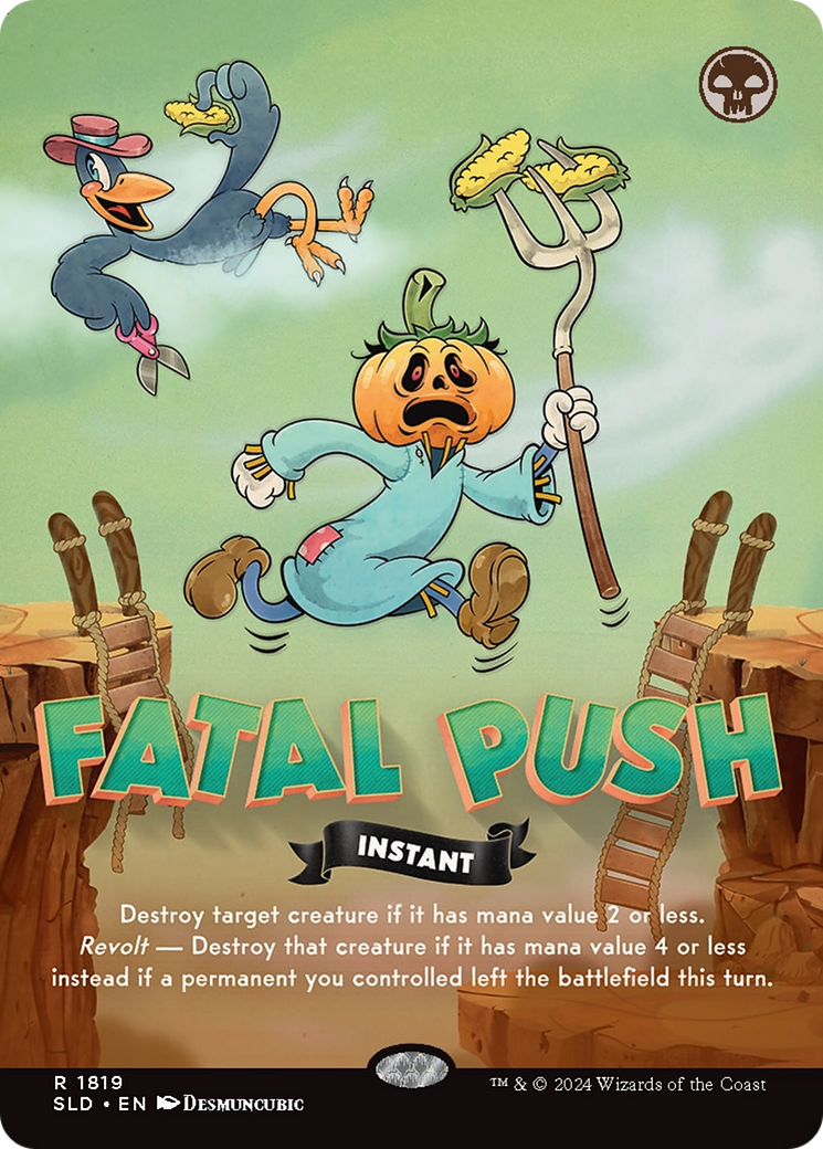 Fatal Push (1819) (Rainbow Foil) [Secret Lair Drop Series] | Good Games Cannington