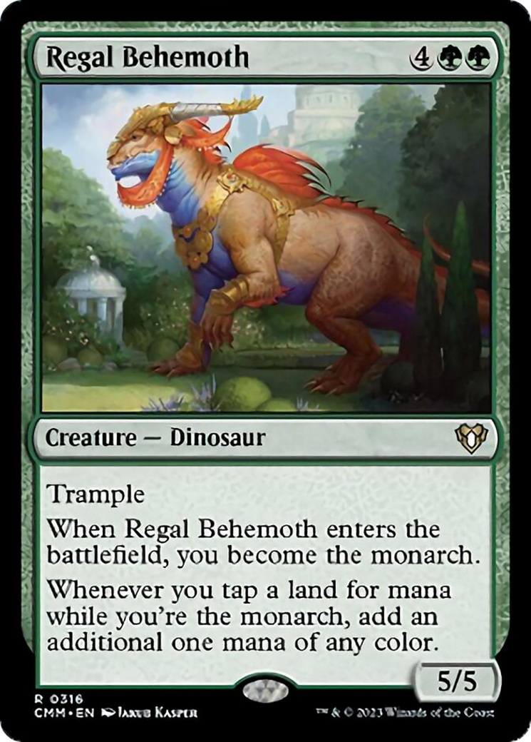Regal Behemoth [Commander Masters] | Good Games Cannington