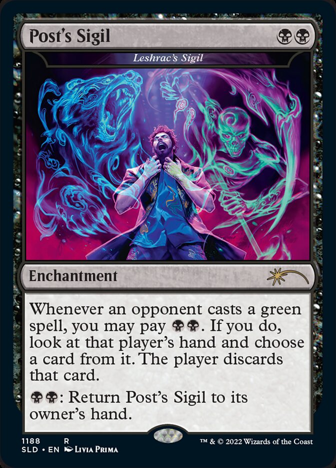 Post's Sigil - Leshrac's Sigil [Secret Lair Drop Series] | Good Games Cannington