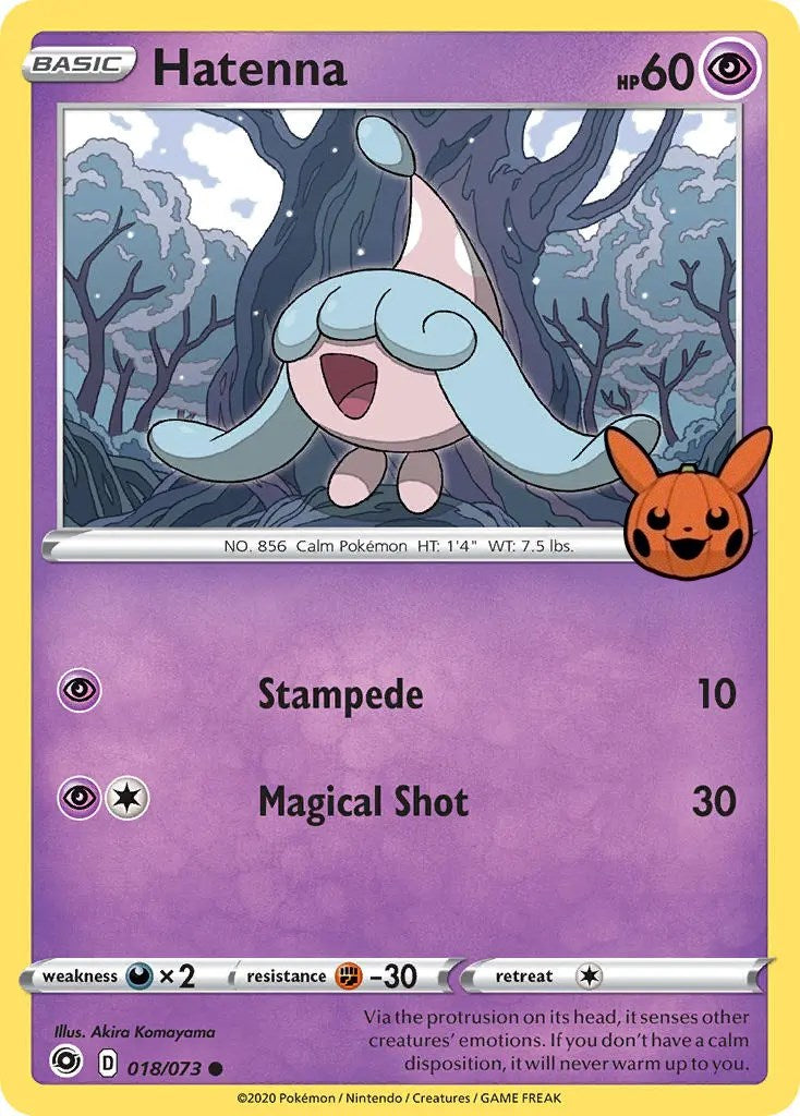 Hatenna (018/073) [Trick or Trade] | Good Games Cannington