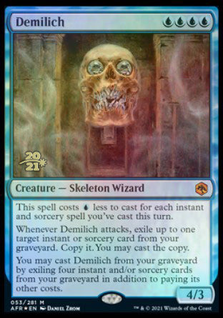 Demilich [Dungeons & Dragons: Adventures in the Forgotten Realms Prerelease Promos] | Good Games Cannington