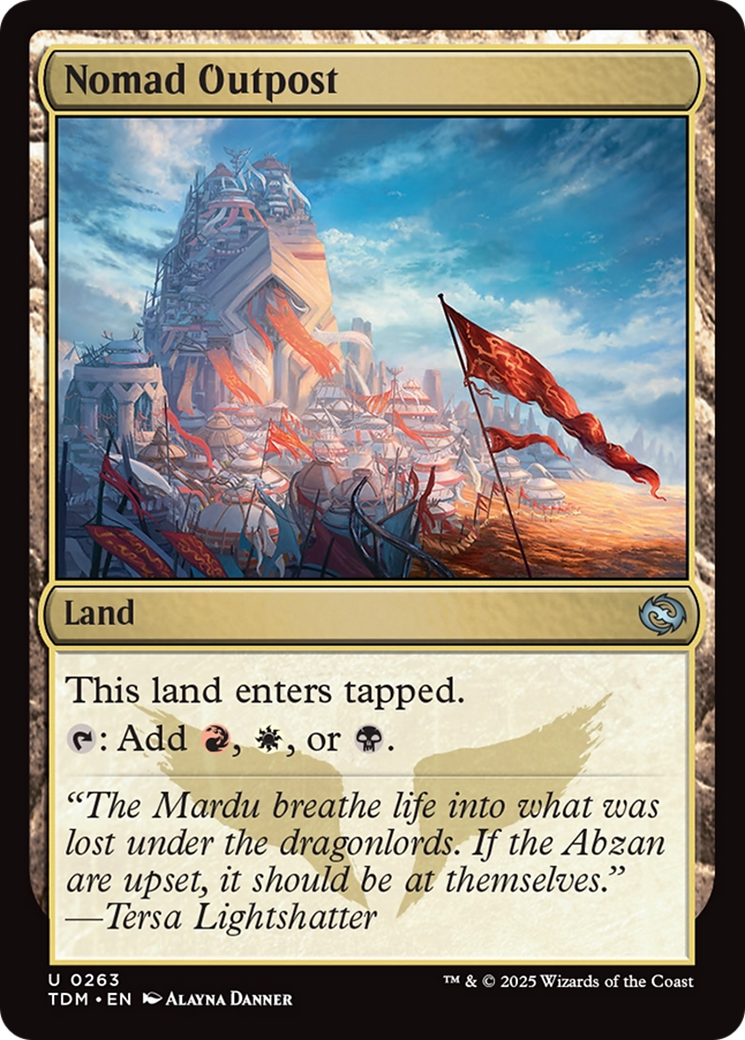 Nomad Outpost [Tarkir: Dragonstorm] | Good Games Cannington