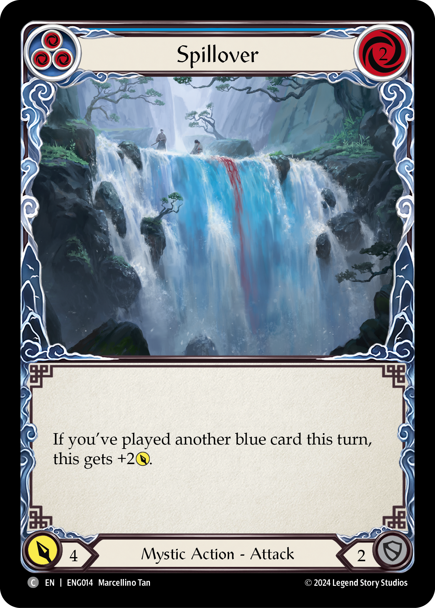 Spillover [ENG014] (Part the Mistveil Enigma Blitz Deck) | Good Games Cannington