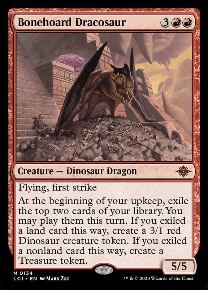 Bonehoard Dracosaur 134/291 (The Lost Caverns of Ixalan)  - Foil | Good Games Cannington