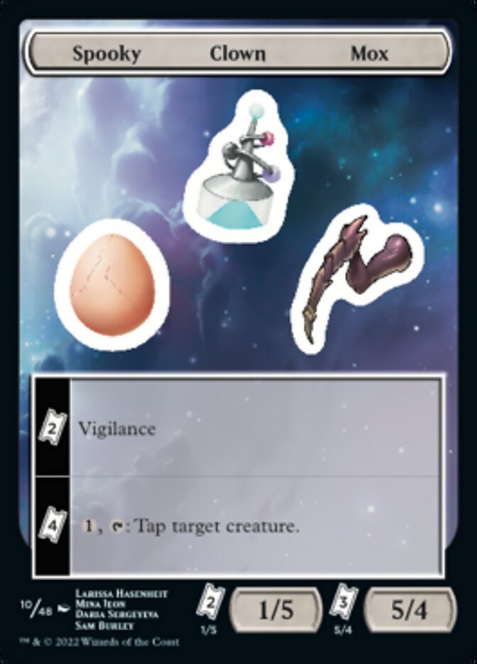 Spooky Clown Mox [Unfinity Stickers] | Good Games Cannington