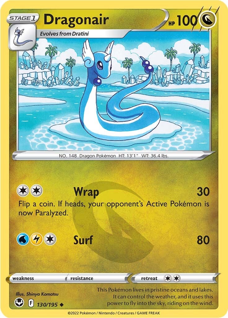 Dragonair (130/195) [Sword & Shield: Silver Tempest] | Good Games Cannington