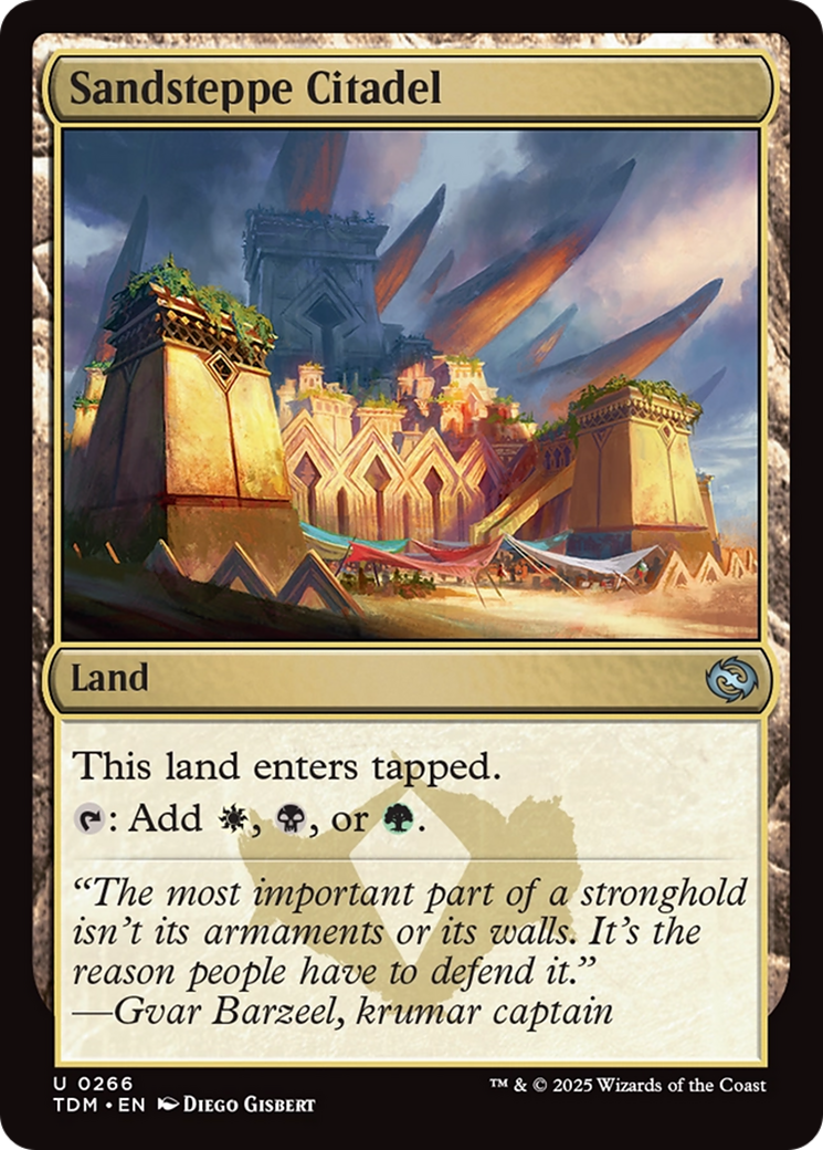 Sandsteppe Citadel [Tarkir: Dragonstorm] | Good Games Cannington