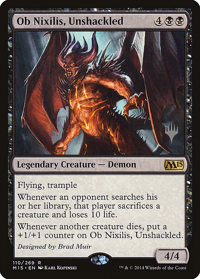 Ob Nixilis, Unshackled [Magic 2015 Promos] | Good Games Cannington