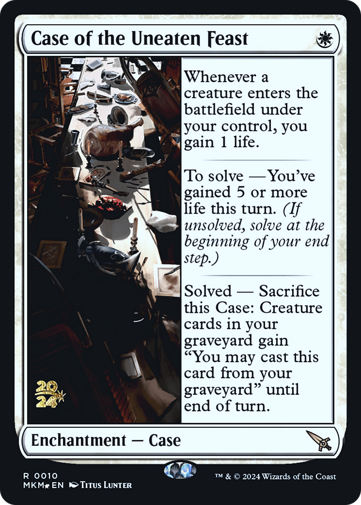 Case of the Uneaten Feast [Murders at Karlov Manor Prerelease Promos] | Good Games Cannington