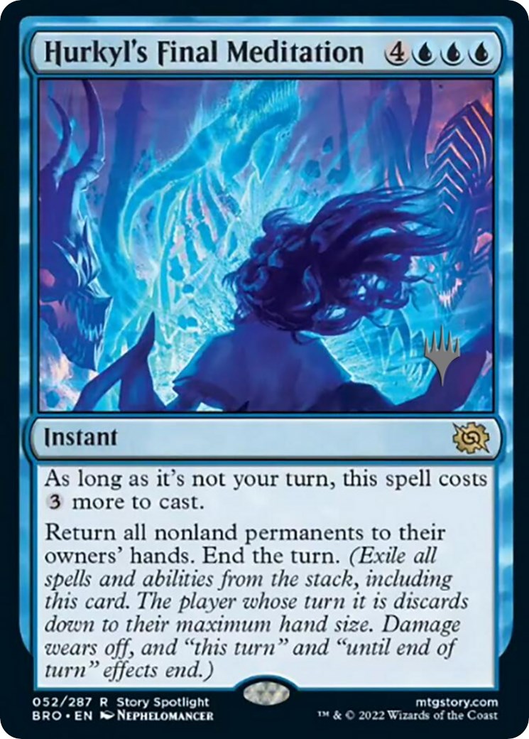 Hurkyl's Final Meditation (Promo Pack) [The Brothers' War Promos] | Good Games Cannington