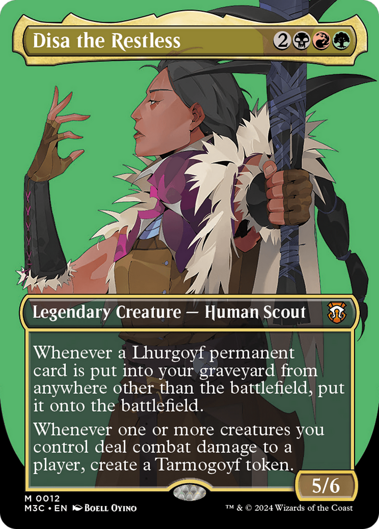 Disa the Restless (Borderless) [Modern Horizons 3 Commander] | Good Games Cannington