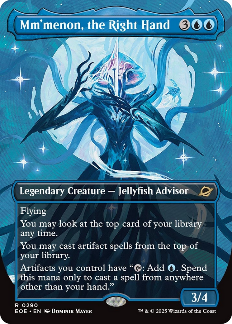 Mm'menon, the Right Hand (Borderless) [Edge of Eternities] | Good Games Cannington
