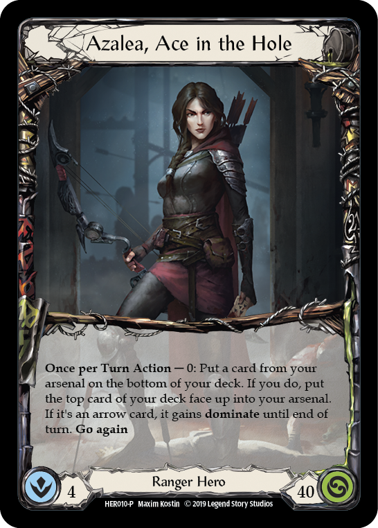 Azalea, Ace in the Hole [HER010-P] (Promo)  1st Edition Cold Foil | Good Games Cannington