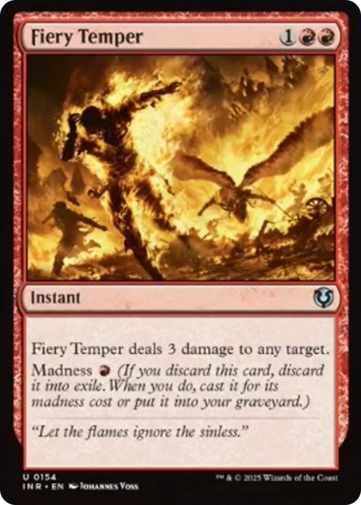 Fiery Temper [Innistrad Remastered] | Good Games Cannington
