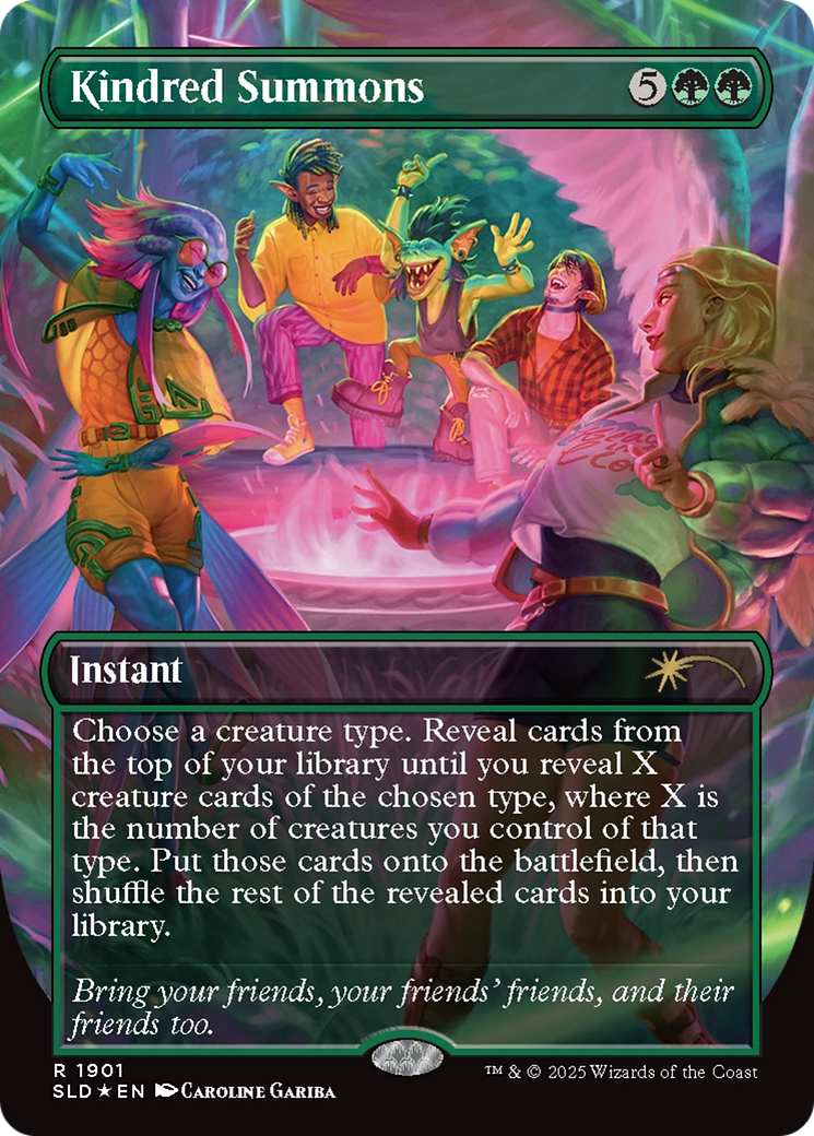 Kindred Summons (Double Rainbow Foil) [Secret Lair Drop Series] | Good Games Cannington