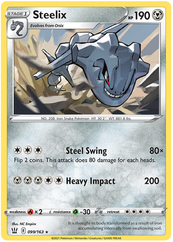 Steelix (099/163) [Sword & Shield: Battle Styles] | Good Games Cannington