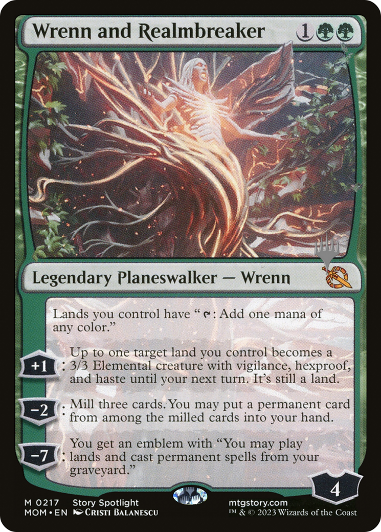 Wrenn and Realmbreaker (Promo Pack) [March of the Machine Promos] | Good Games Cannington
