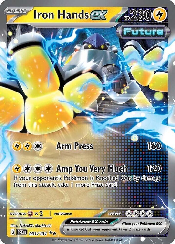 Iron Hands ex (031/131) [Scarlet & Violet: Prismatic Evolutions] | Good Games Cannington