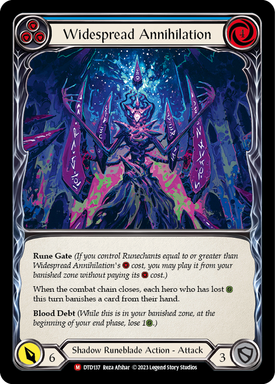 Widespread Annihilation [DTD137] (Dusk Till Dawn)  Rainbow Foil | Good Games Cannington