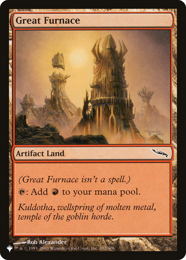 Great Furnace (MRD) [The List] | Good Games Cannington