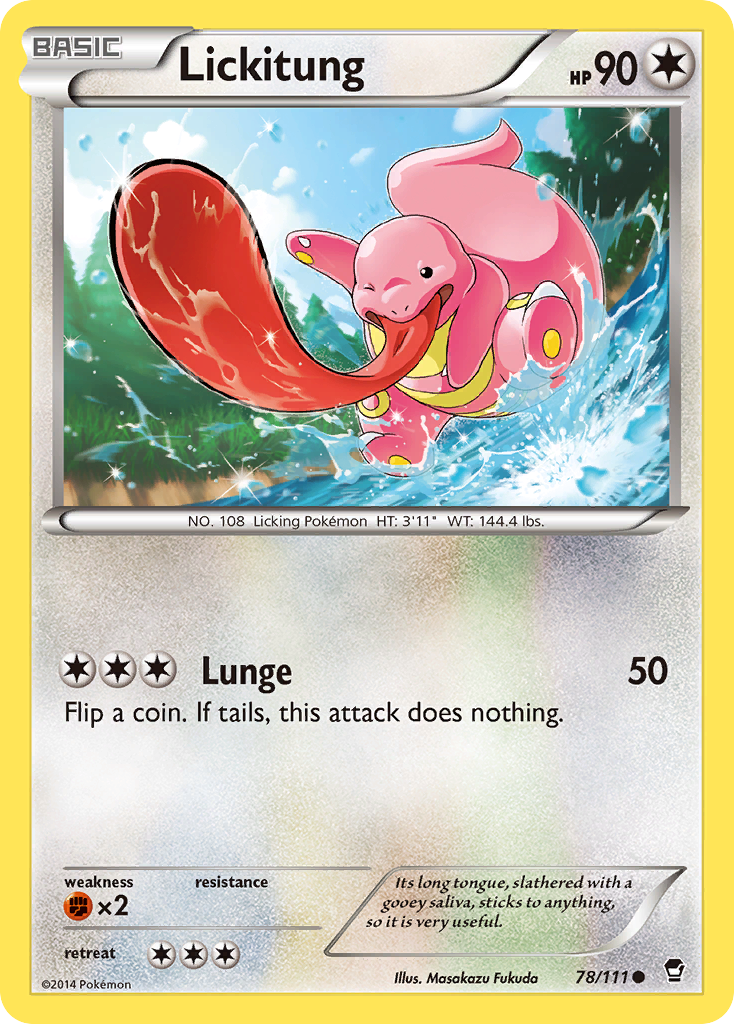 Lickitung (78/111) [XY: Furious Fists] | Good Games Cannington