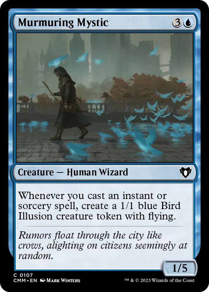 Murmuring Mystic 107 (Commander Masters)  | Good Games Cannington