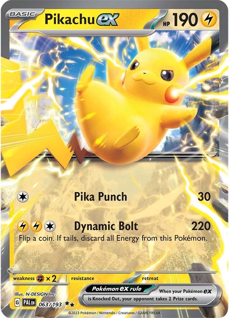 Pikachu ex (063/193) [Scarlet & Violet: Paldea Evolved] | Good Games Cannington