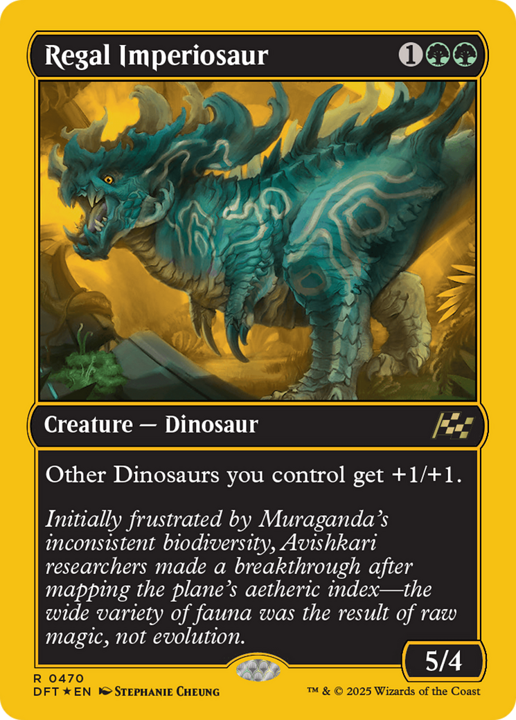 Regal Imperiosaur (First-Place Foil) [Aetherdrift] | Good Games Cannington