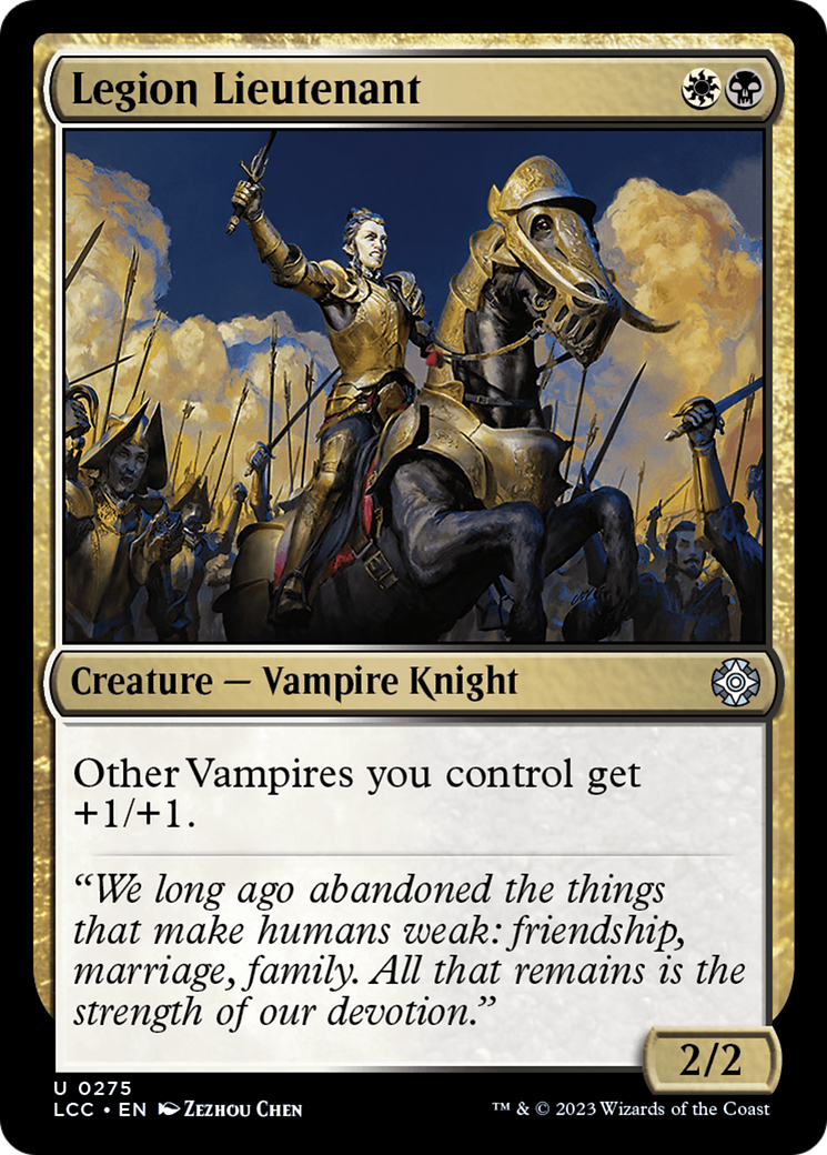 Legion Lieutenant [The Lost Caverns of Ixalan Commander] | Good Games Cannington