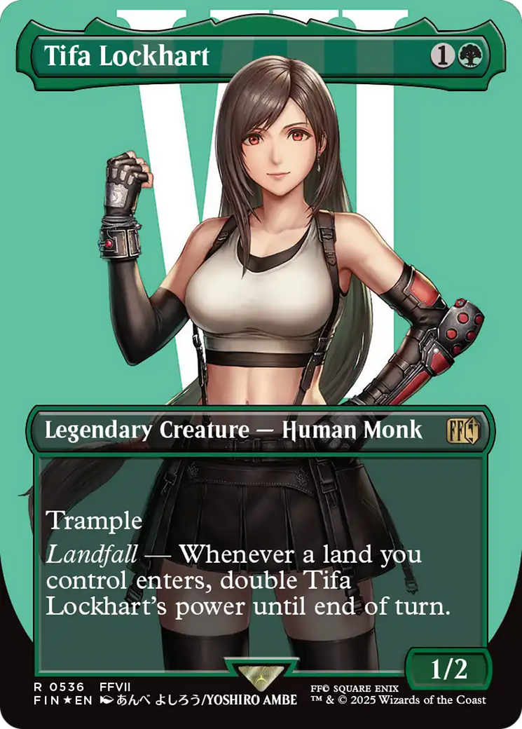 Tifa Lockhart (Borderless) (Surge Foil) [FINAL FANTASY] | Good Games Cannington