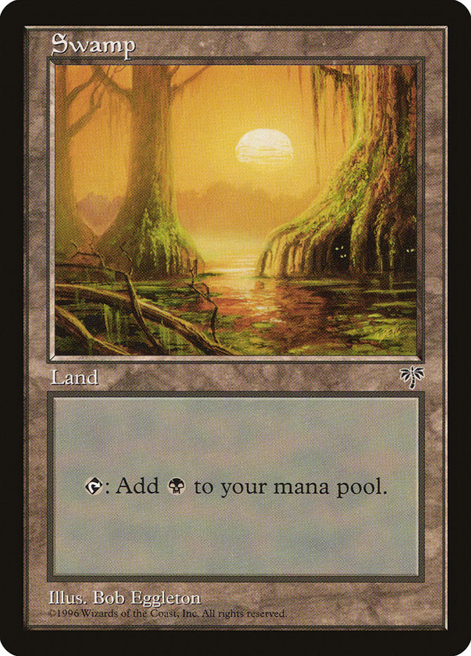 Swamp (Sunset) [Mirage] | Good Games Cannington