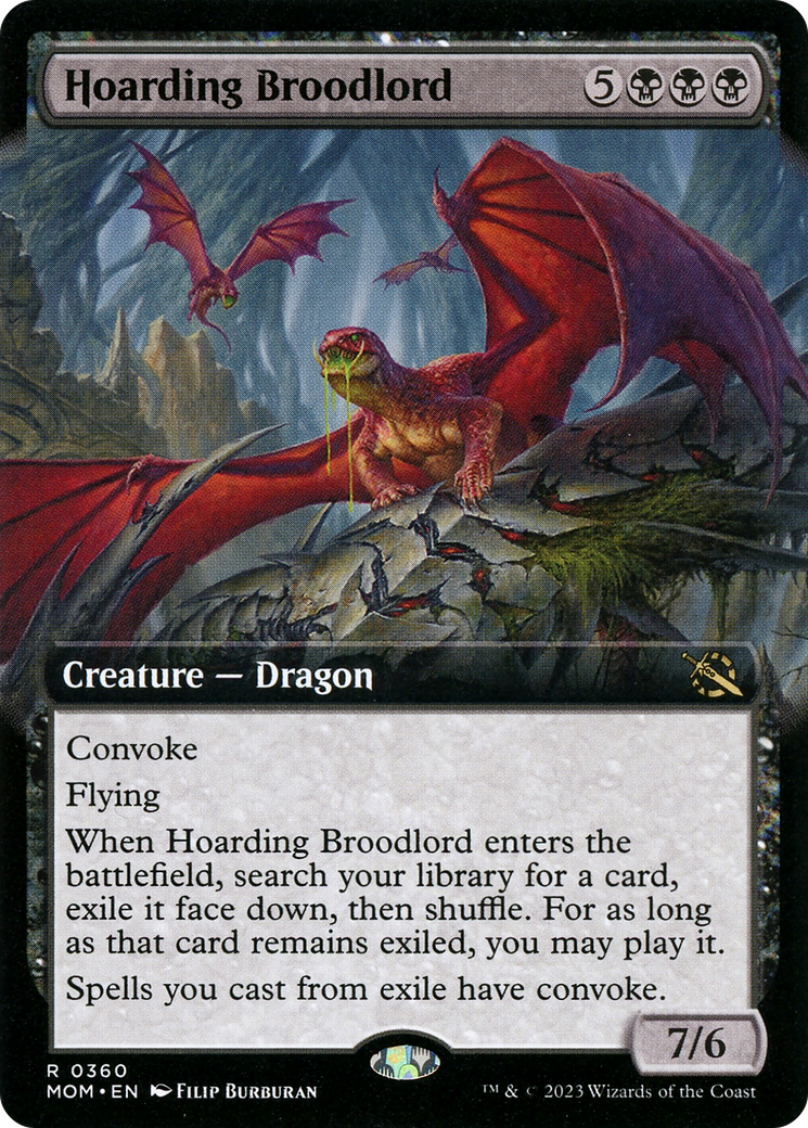 Hoarding Broodlord (Extended Art) [March of the Machine] | Good Games Cannington