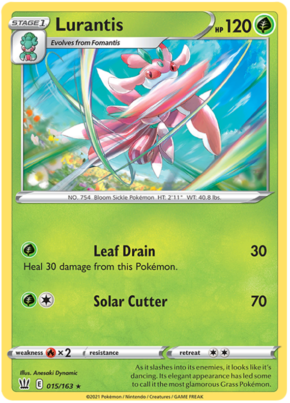 Lurantis (015/163) [Sword & Shield: Battle Styles] | Good Games Cannington