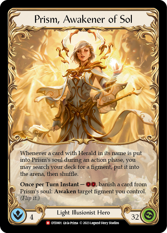 Prism, Awakener of Sol [DTD001] (Dusk Till Dawn) | Good Games Cannington