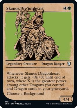 Skanos Dragonheart Showcase 410/361 (Commander Legends: Battle for Baldur's Gate)  | Good Games Cannington