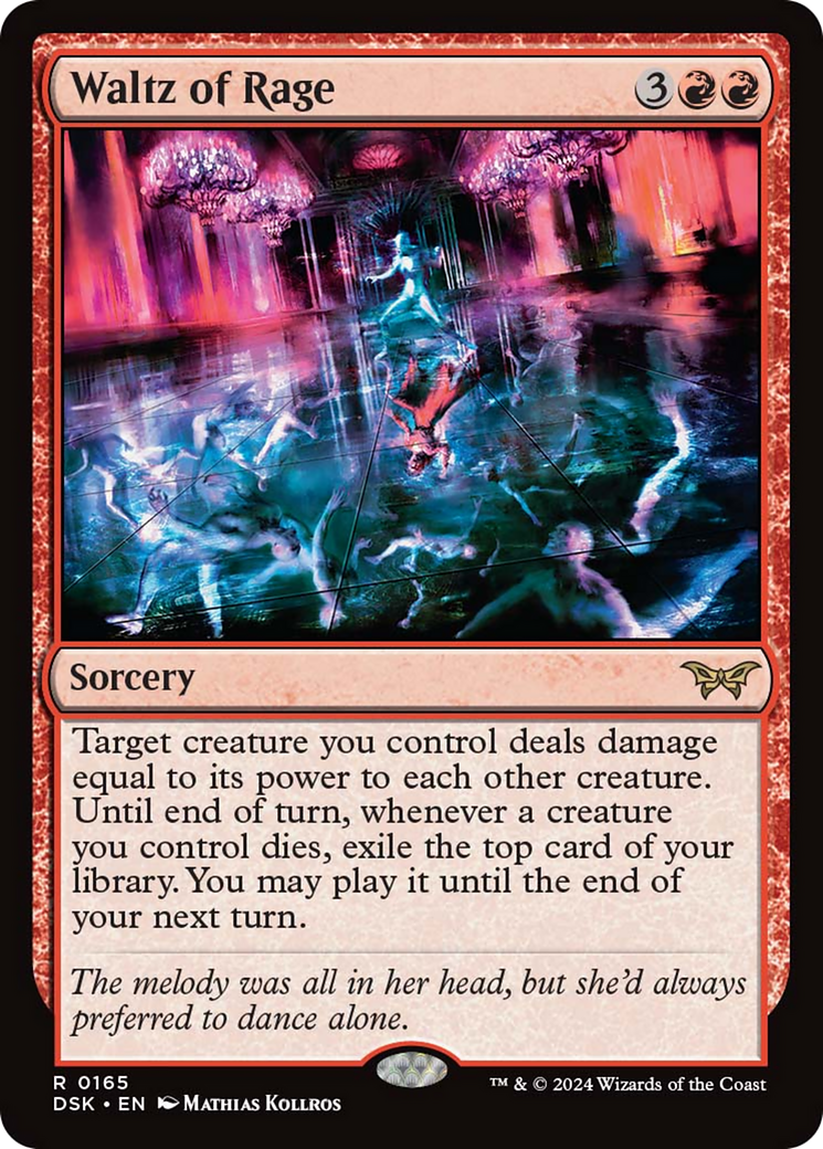 Waltz of Rage [Duskmourn: House of Horror] | Good Games Cannington