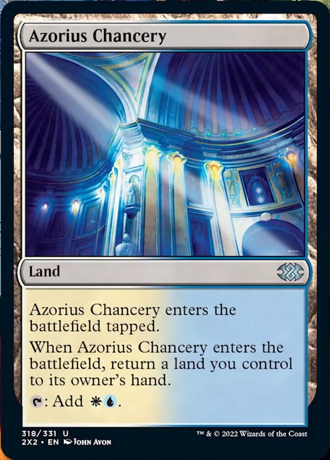 Azorius Chancery [Double Masters 2022] | Good Games Cannington
