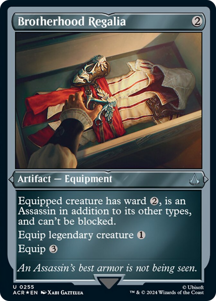 Brotherhood Regalia (Foil Etched) [Assassin's Creed] | Good Games Cannington