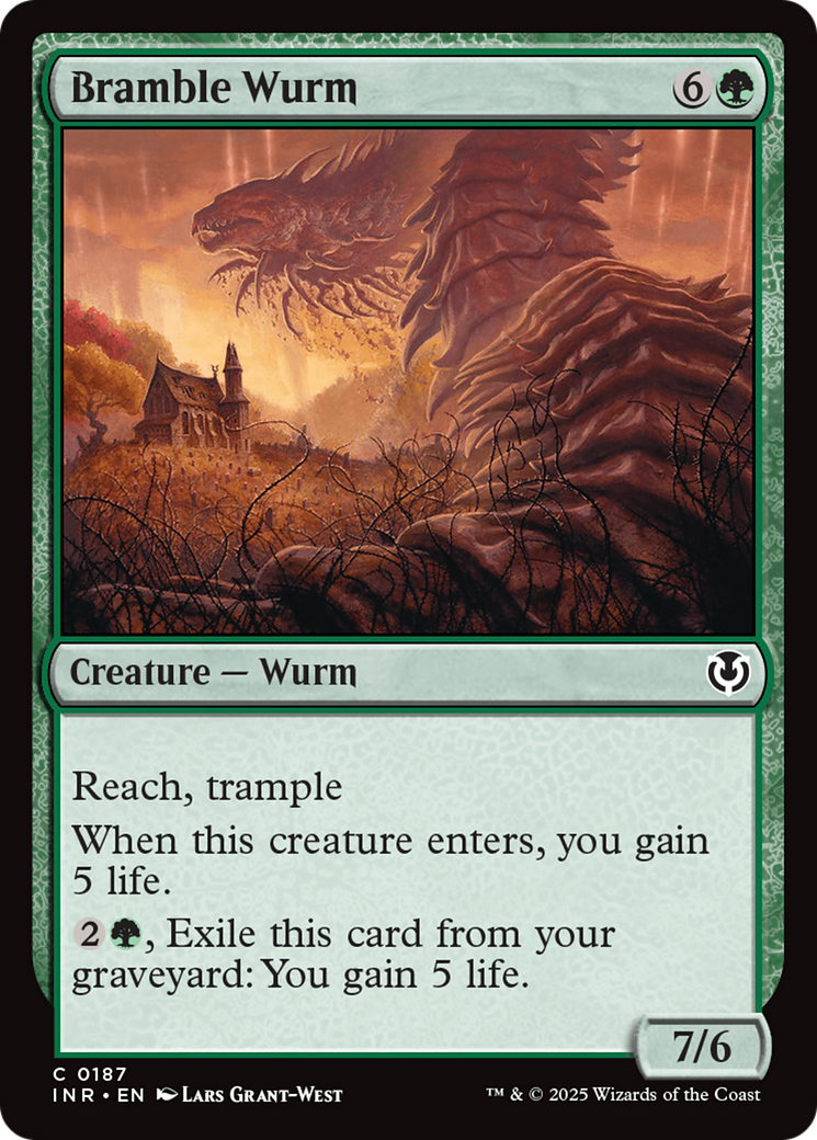 Bramble Wurm [Innistrad Remastered] | Good Games Cannington