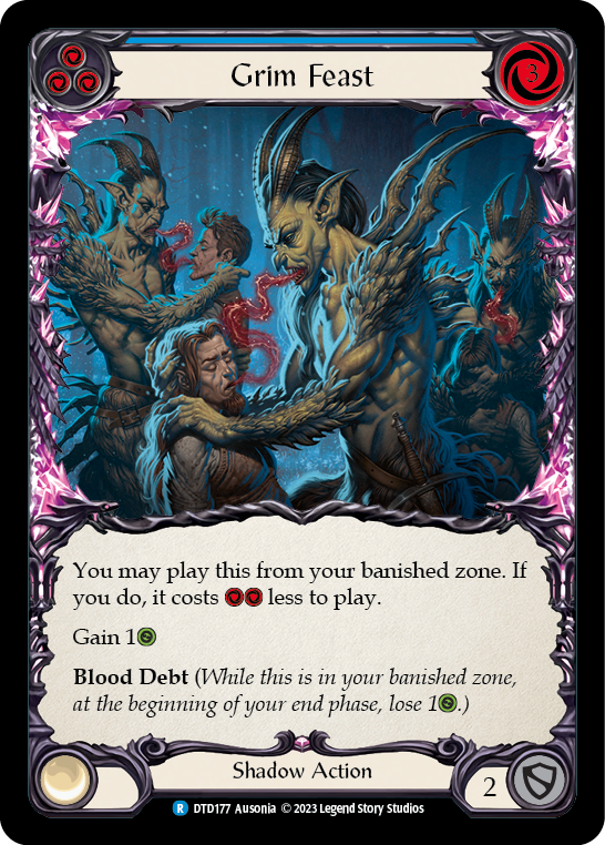 Grim Feast (Blue) [DTD177] (Dusk Till Dawn) | Good Games Cannington